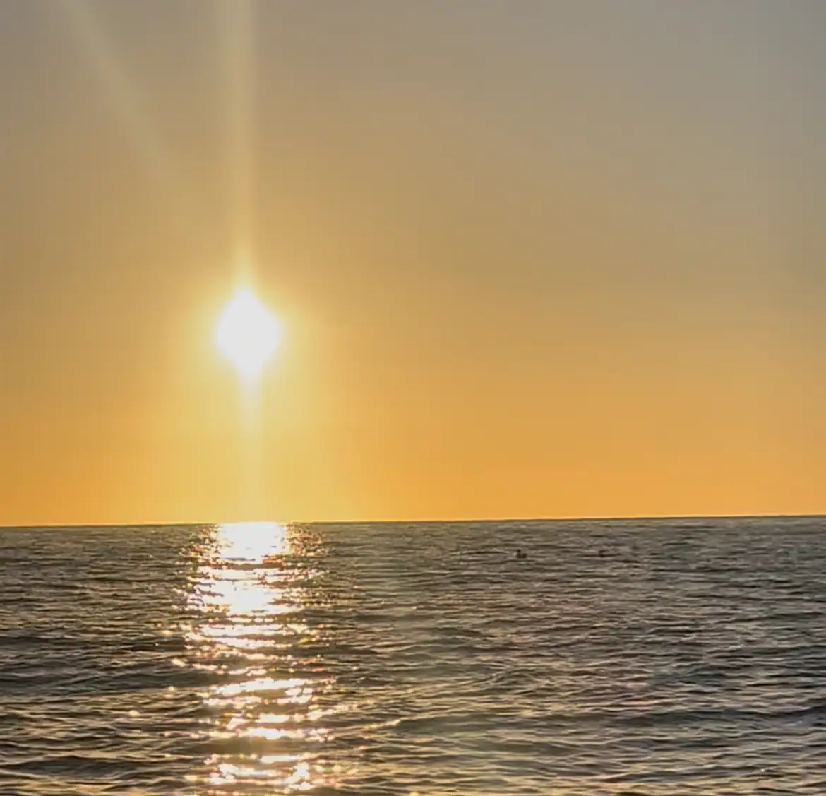 Tramonto sul mare